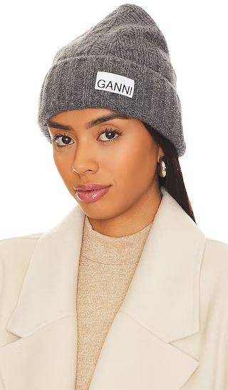 Cable Beanie in Frost Gray | Revolve Clothing (Global)