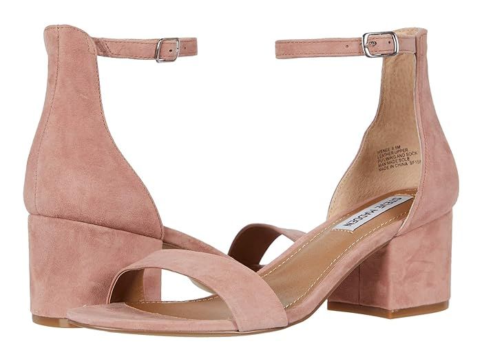 Steve Madden Irenee Sandal (Mauve Suede) Women's 1-2 inch heel Shoes | Zappos