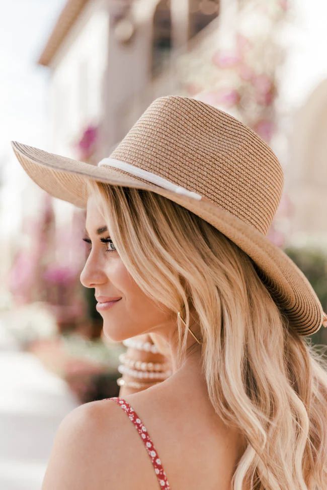 Lift Your Spirits Brown Straw Hat | The Pink Lily Boutique