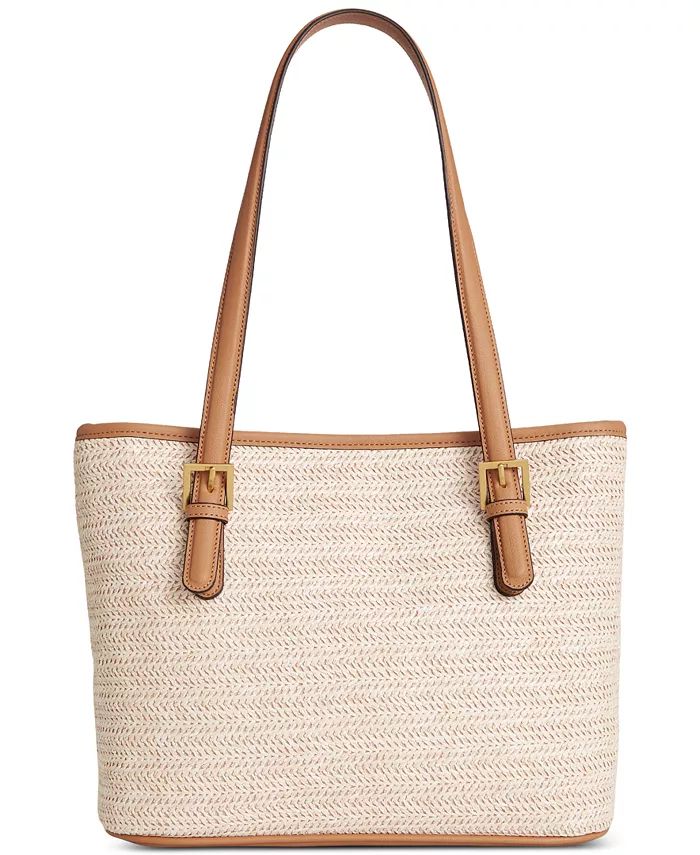 Style & Co Classic Straw Tote, Created for Macy's - Macy's | Macy's