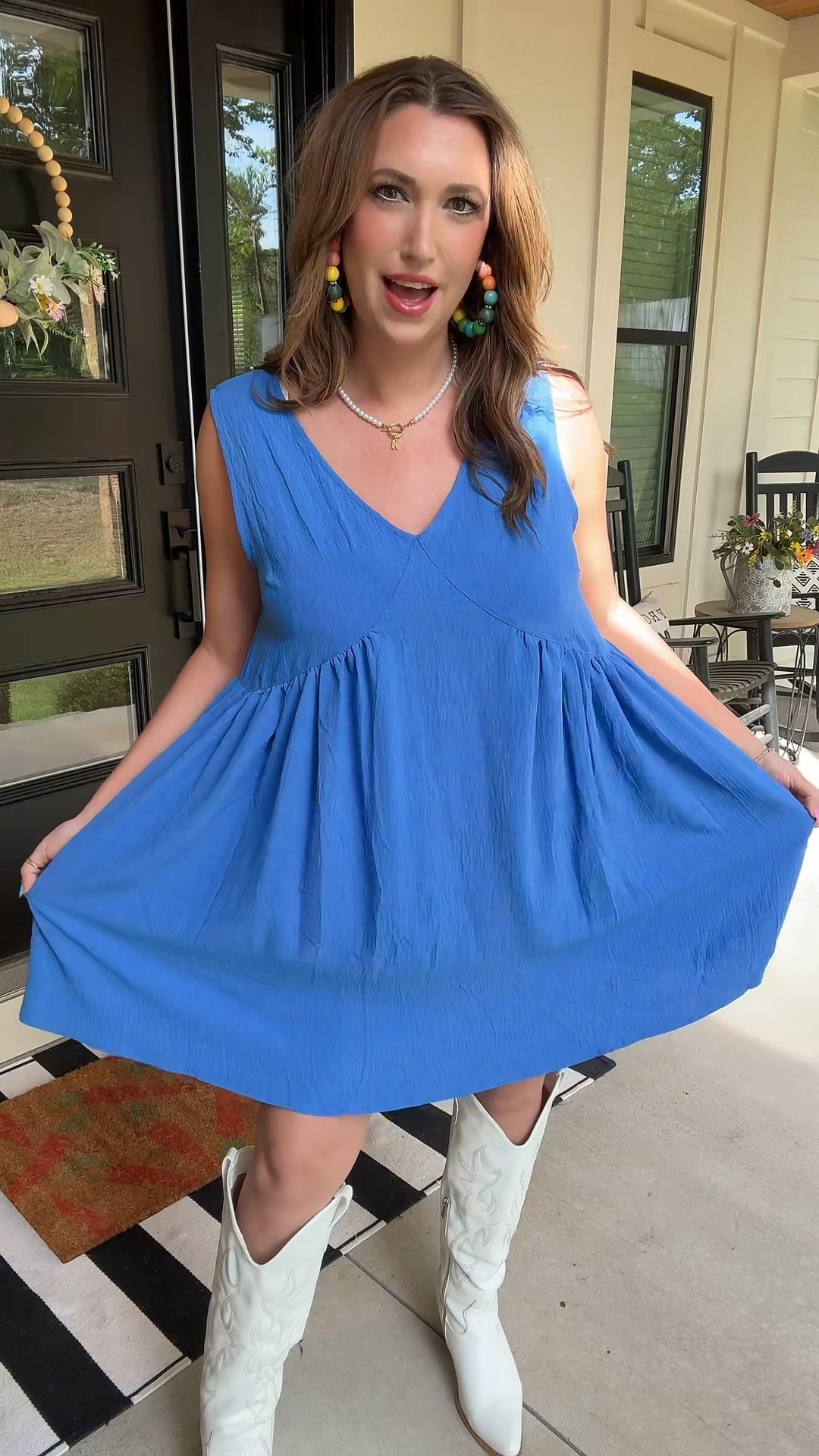 Love a good comfy dress! This Amazon find is true to size I’m wearing a size Large! You could even size down if you didn’t want it so big since it oversized. Comes in lots of colors as well! 💙

#LTKStyleTip #LTKSeasonal #LTKMidsize