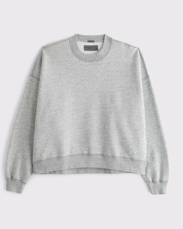 Essential Cropped Crew Sweatshirt | Abercrombie & Fitch (US)