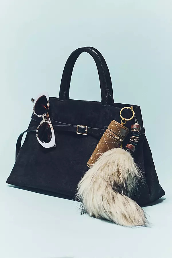 The Greer Faux-Suede Doctor Bag | Anthropologie (US)
