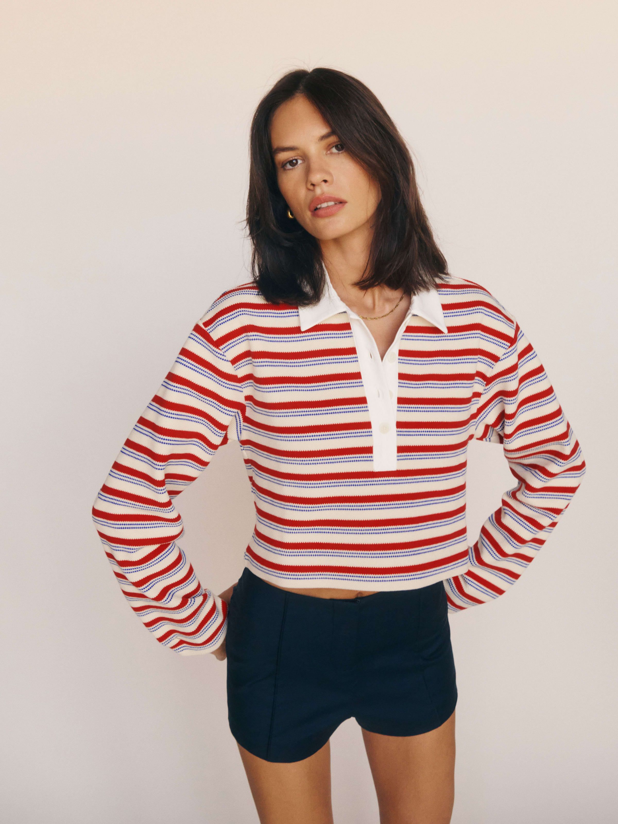 Anna Rugby Shirt | Reformation (Global)