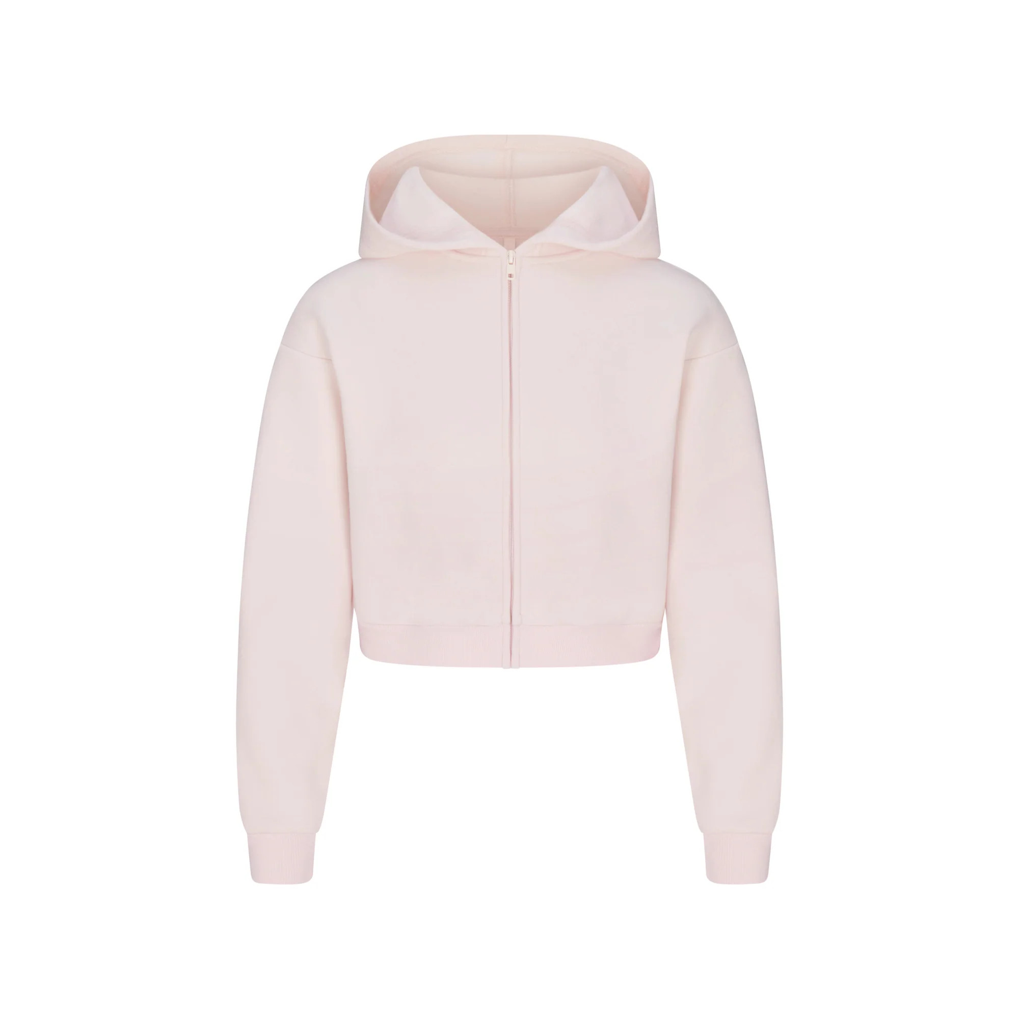 SHRUNKEN ZIP UP HOODIE | SKIMS (US)