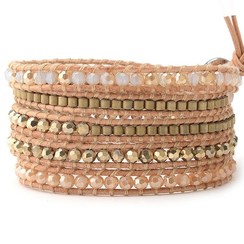 Sunrise with Gold Accent on Natural | Victoria Emerson