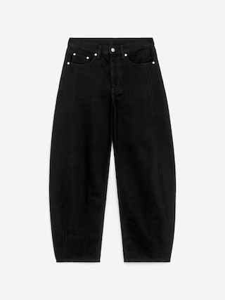 BLOOM Barrel Jeans – Black – Women – ARKET GB | Arket UK