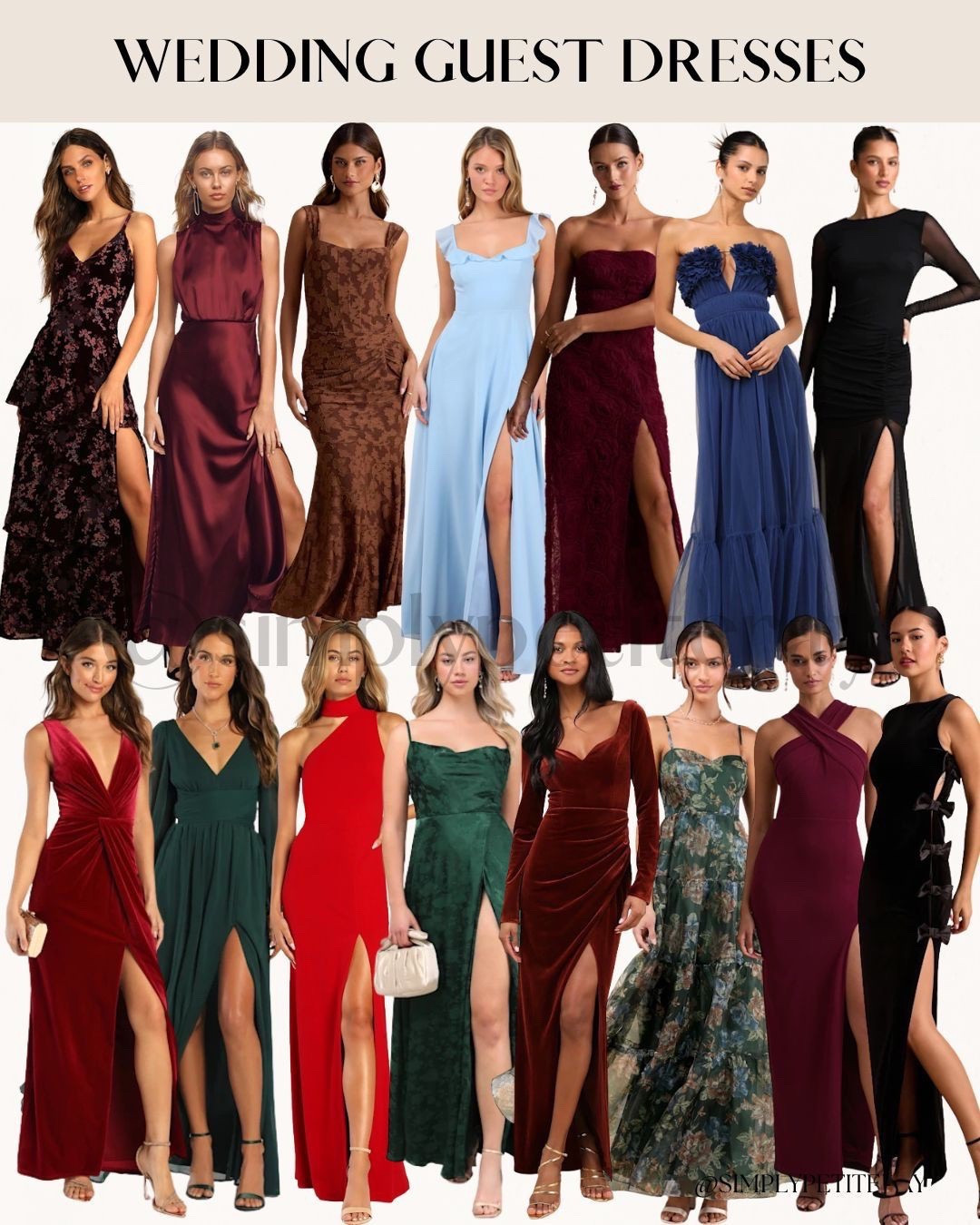 ✨ Lulus Wedding Guest Dresses Under $100 ✨
Sharing the best Lulus wedding guest dresses that are stylish, affordable, and perfect for any season. From satin gowns and velvet dresses to floral maxis, burgundy dresses, emerald green dresses, black dresses, and classic formal styles — these are some of the most popular Lulus finds for weddings, parties, and special events.

If you’re looking for affordable wedding guest outfits, long slit dresses, holiday party dresses, fall + winter wedding guest dresses, or budget-friendly formal gowns, Lulus has so many stunning options under $100. ✨

Save this for your next event! 💕

#LulusFinds #LulusDresses #LulusWeddingGuest #WeddingGuestDresses #WeddingGuestDressesUnder100 #AffordableWeddingGuestDresses #BudgetFriendlyFashion #EveningDress #FormalDress #SatinDress #VelvetDress #FloralMaxiDress #HolidayPartyOutfit #SpecialOccasionDress #WeddingOutfitIdeas

#LTKHoliday #LTKWedding #LTKFindsUnder100