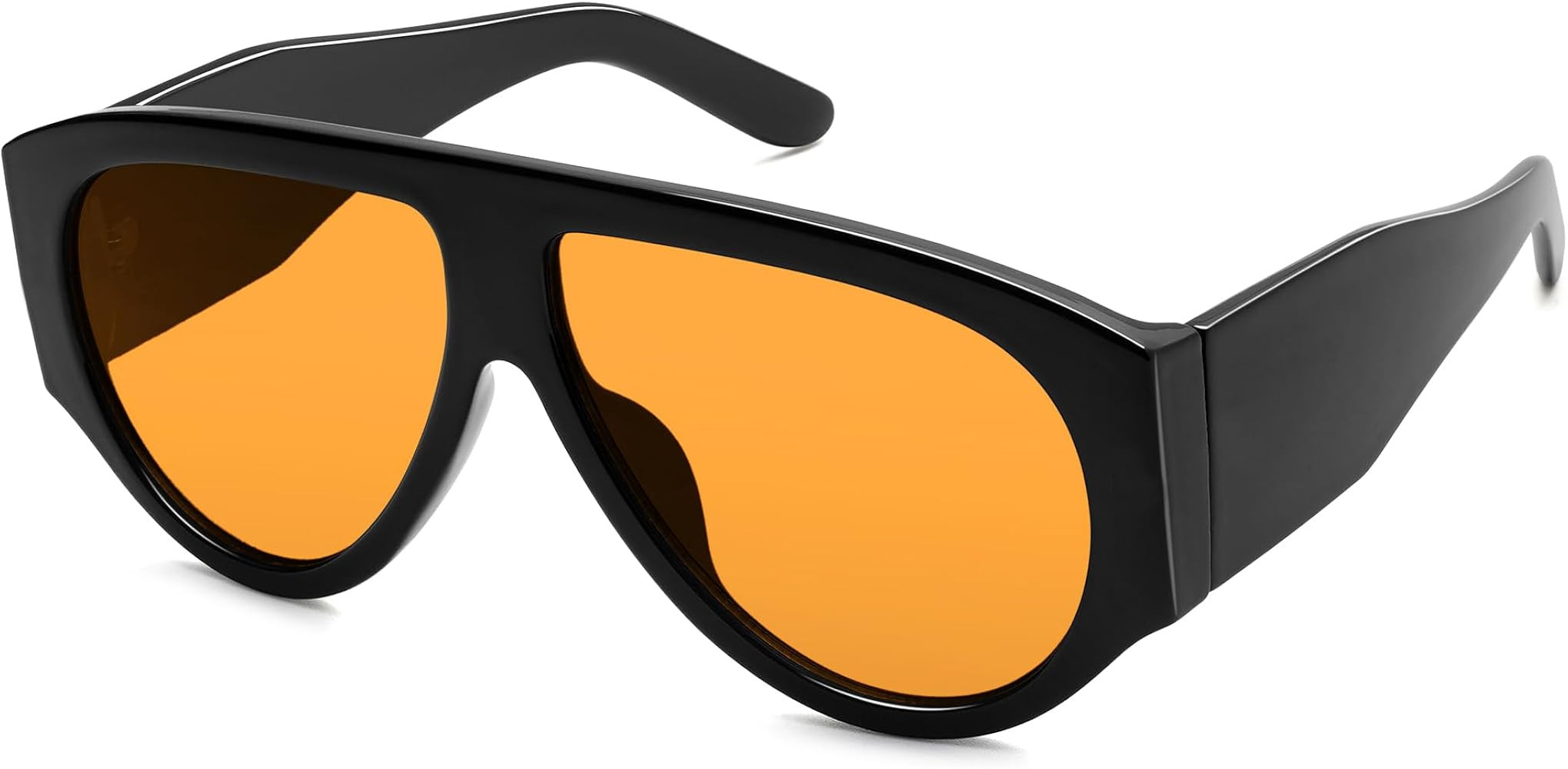 Oversized Retro Aviator Sunglasses Womens Mens 70s Classic Vintage Sun Glasses AR82227 | Amazon (US)