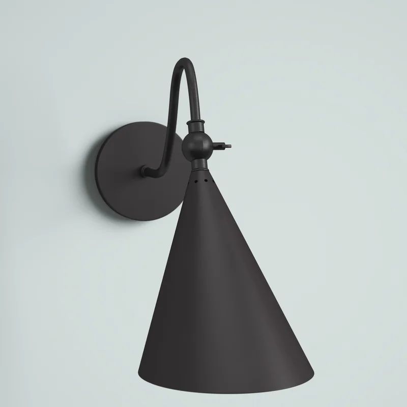 Cogan 1 - Light Dimmable Armed Sconce | Wayfair North America