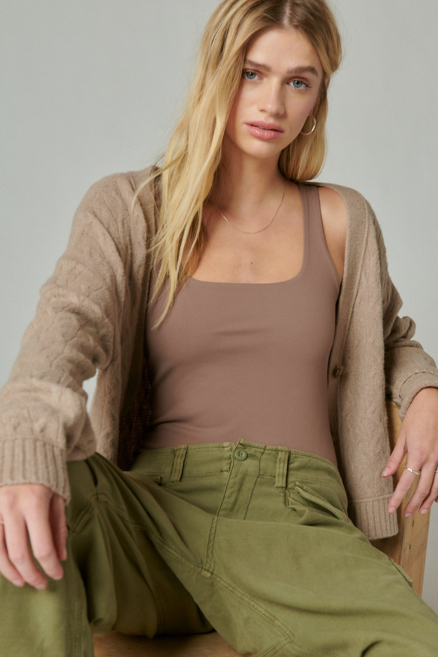 SQUARE NECK LAYERING TANK | Lucky Brand