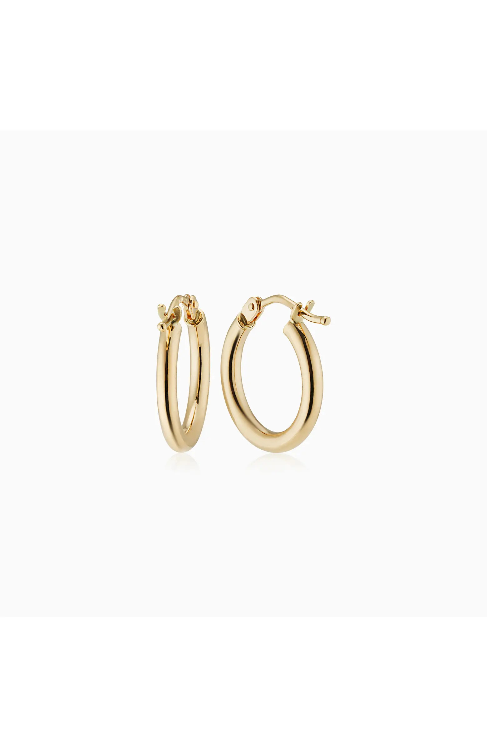 14K Yellow Gold Everything Mini Hoops | Nordstrom