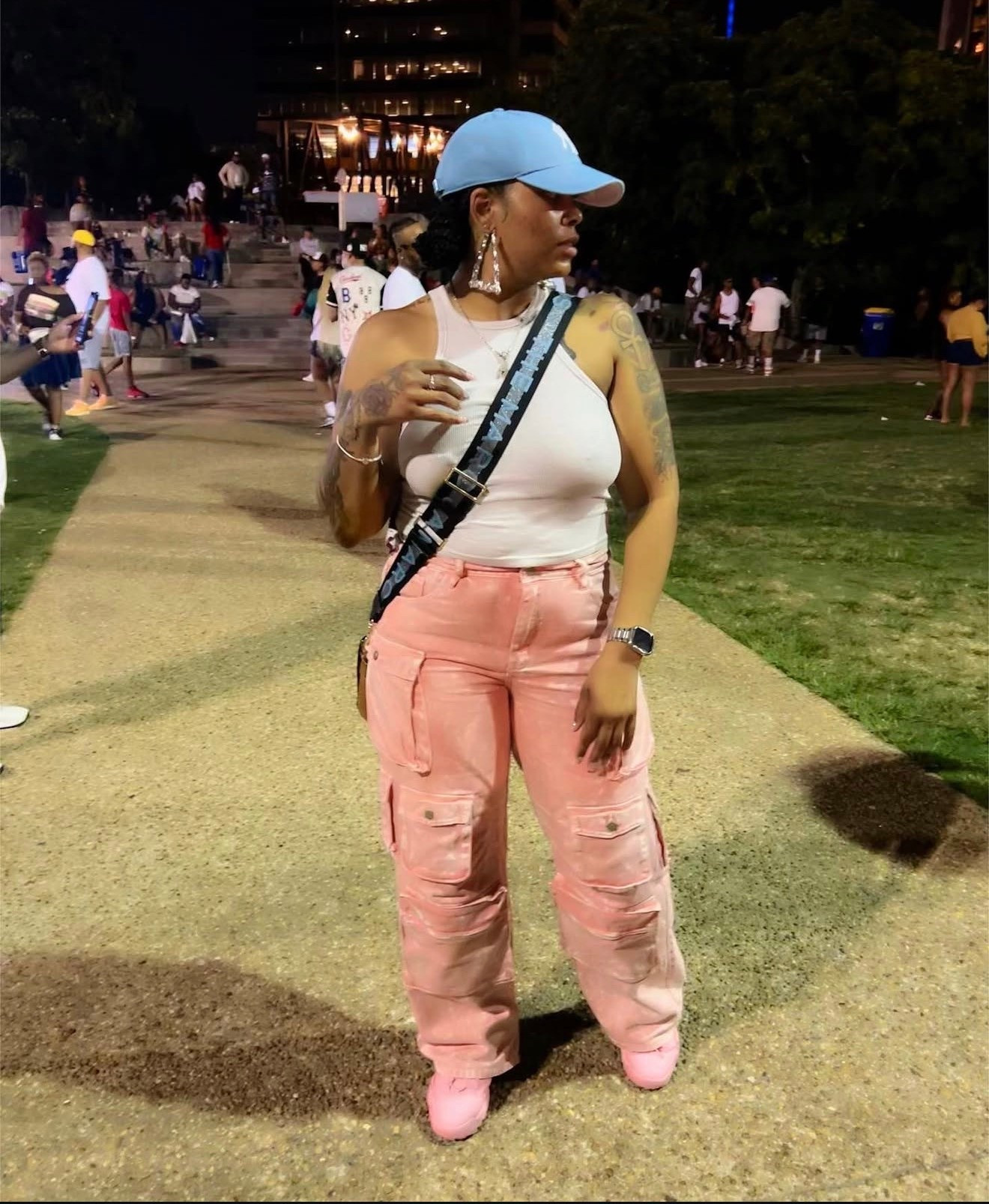 Relaxed street style with a sporty edge. A fitted tank paired with cargo pants, sneakers, and accessories that keep it effortless and comfortable.

#LTKcasual #LTKstreetstyle 


#LTKootd