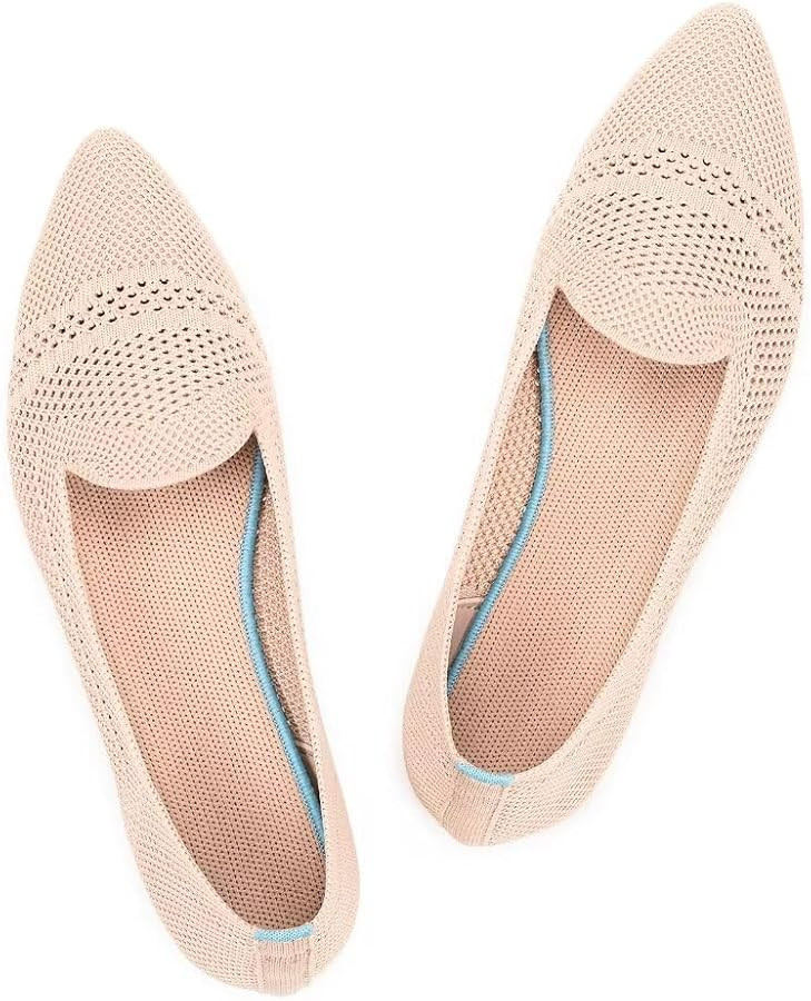 Frank Mully Women's Casual Loafer Flats Slip On Loafer Shoes Comfortable Knit Flat Shoes Classics... | Amazon (US)