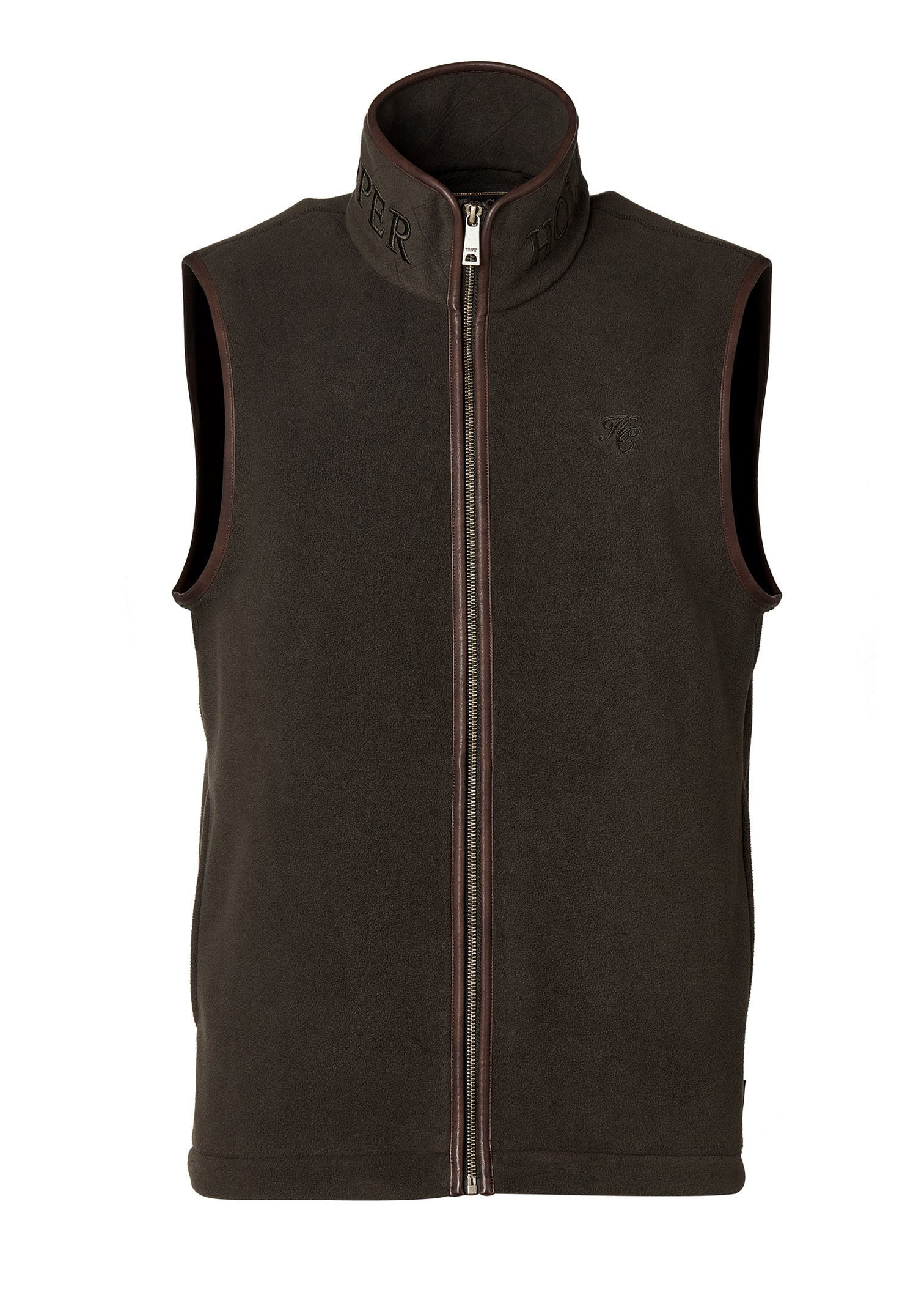 Men's Country Fleece Gilet (Khaki) | Holland Cooper