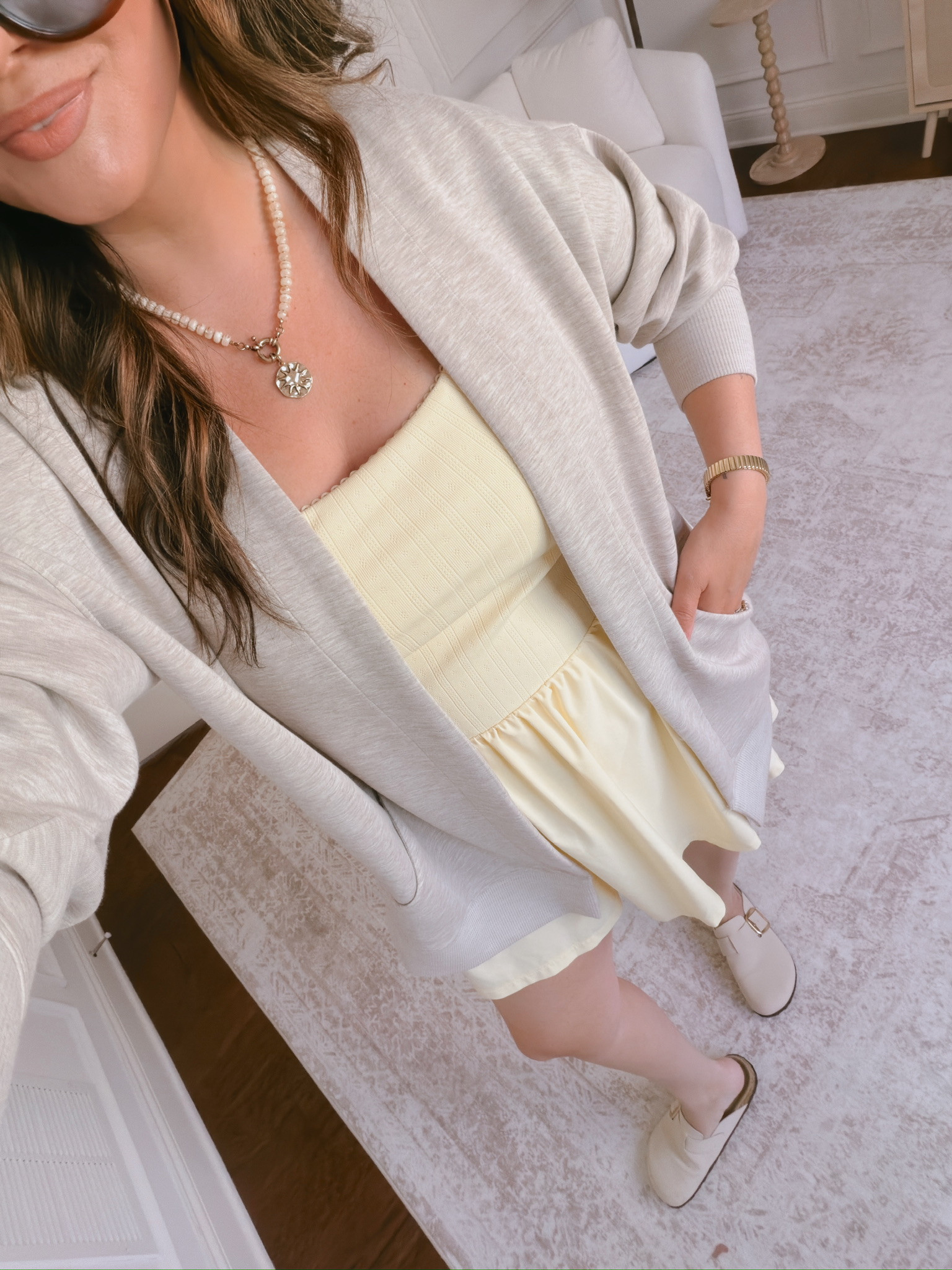 wearing a large in both pieces 

 #LTKSeasonal #LTKMidsize