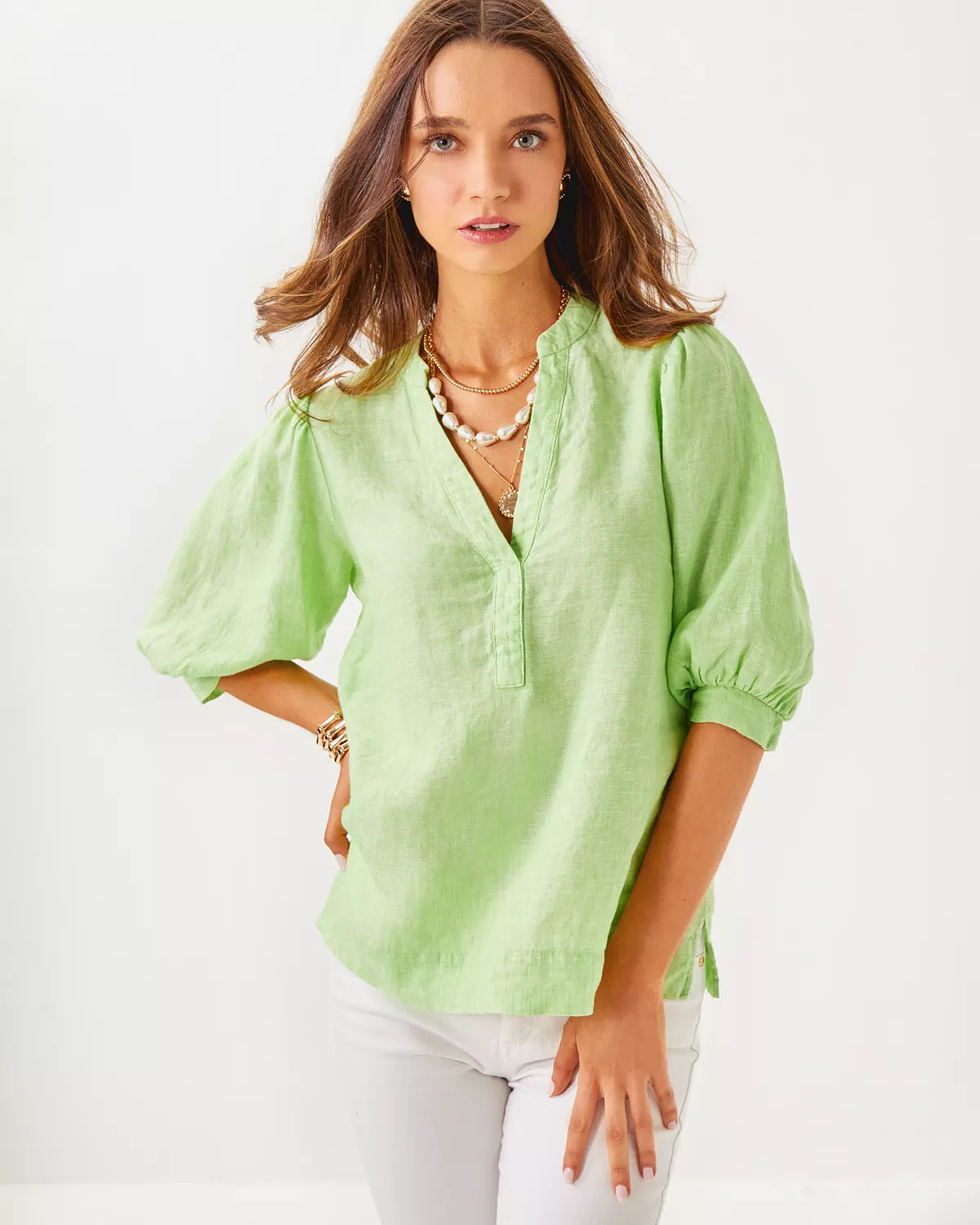 Mialeigh Linen Top | Lilly Pulitzer