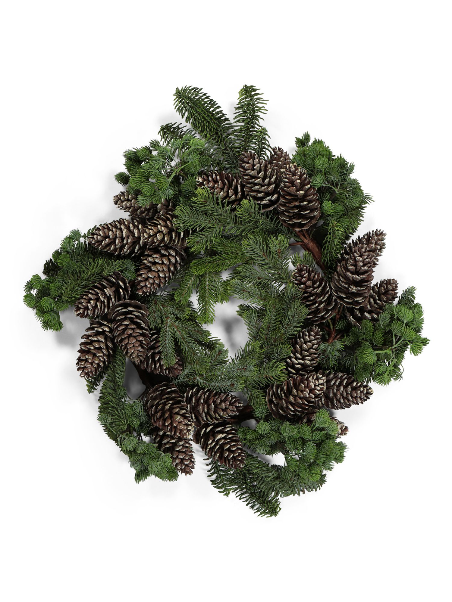22in Pinecone Wreath | TJ Maxx