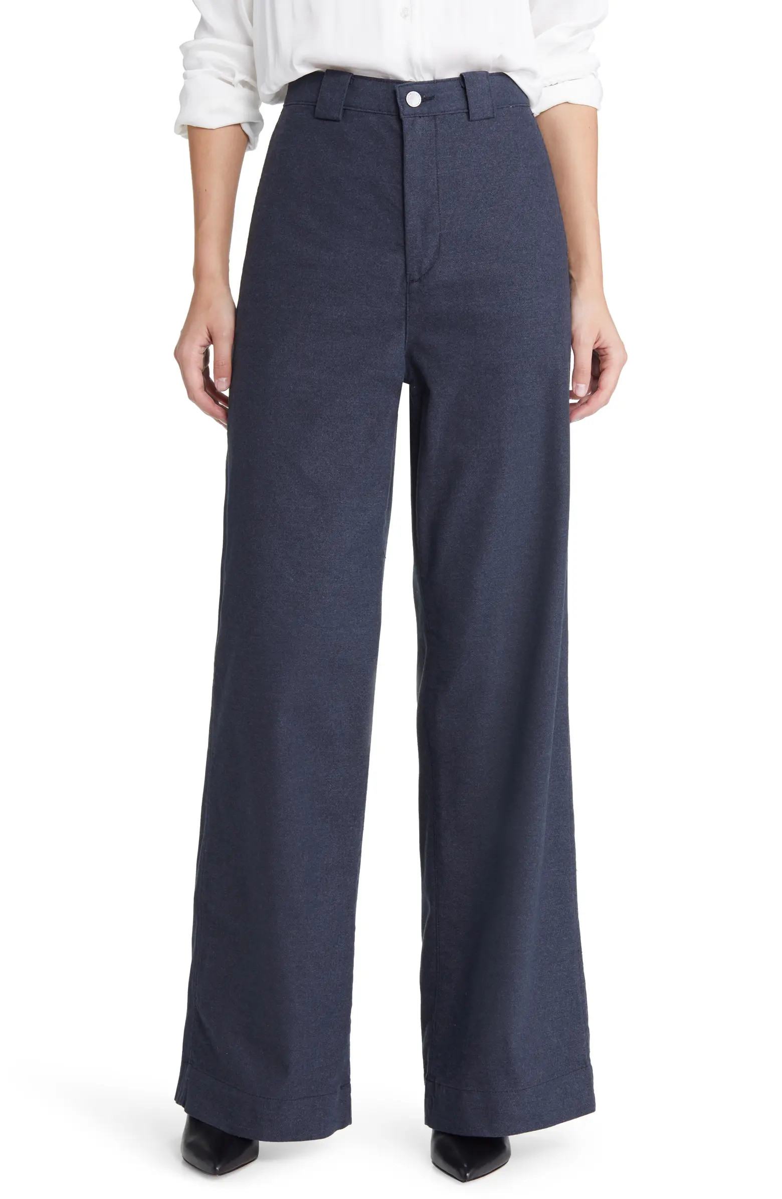 AG Deven Tailored High Waist Wide Leg Pants | Nordstromrack | Nordstrom Rack