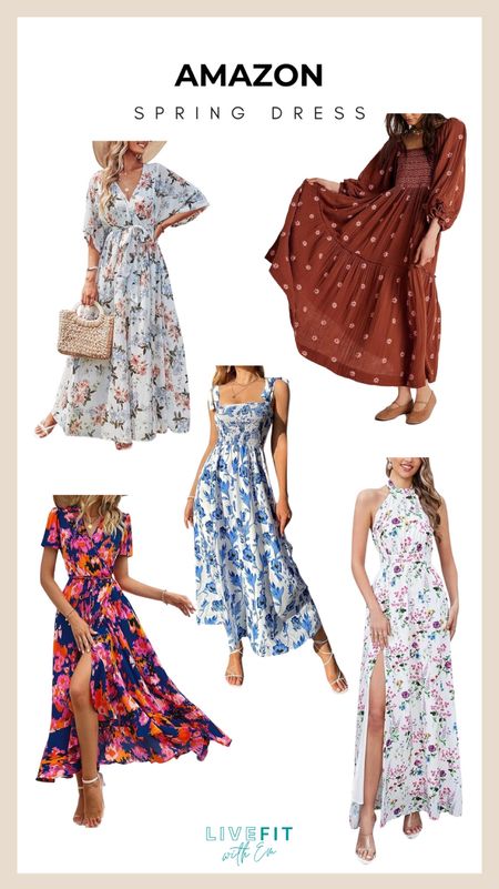Breeze through spring in style with these gorgeous dresses from Amazon! Whether you prefer the timeless elegance of florals or the boldness of vibrant patterns, there's a dress here to suit every taste. Paired with a simple straw bag and your favorite sandals, you’re ready for any sunny day outing. Find your perfect springtime look! #AmazonFinds #SpringDresses #FashionInspo

#LTKfindsunder100 #LTKstyletip #LTKSeasonal