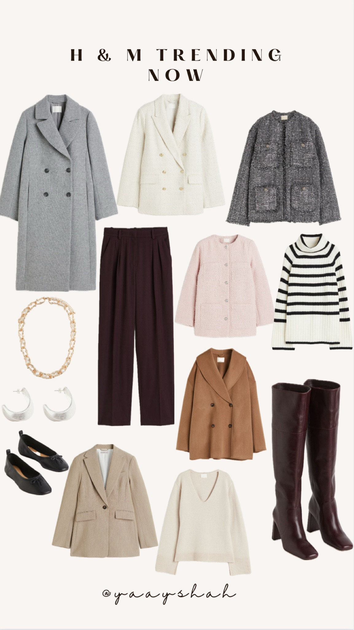 Explore and stay updated with the latest H & M must haves 


#LTKSeasonal #LTKworkwear #LTKstyletip