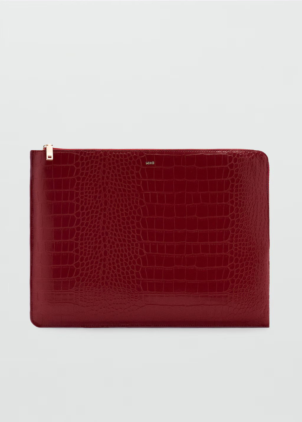 Croco leather effect laptop case | Mango (US/MX/AU)