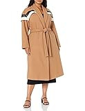 Making the Cut Season 2 Episode 6 Winning Look Andrea's Wool Camel Coat, Camel, 3X | Amazon (US)