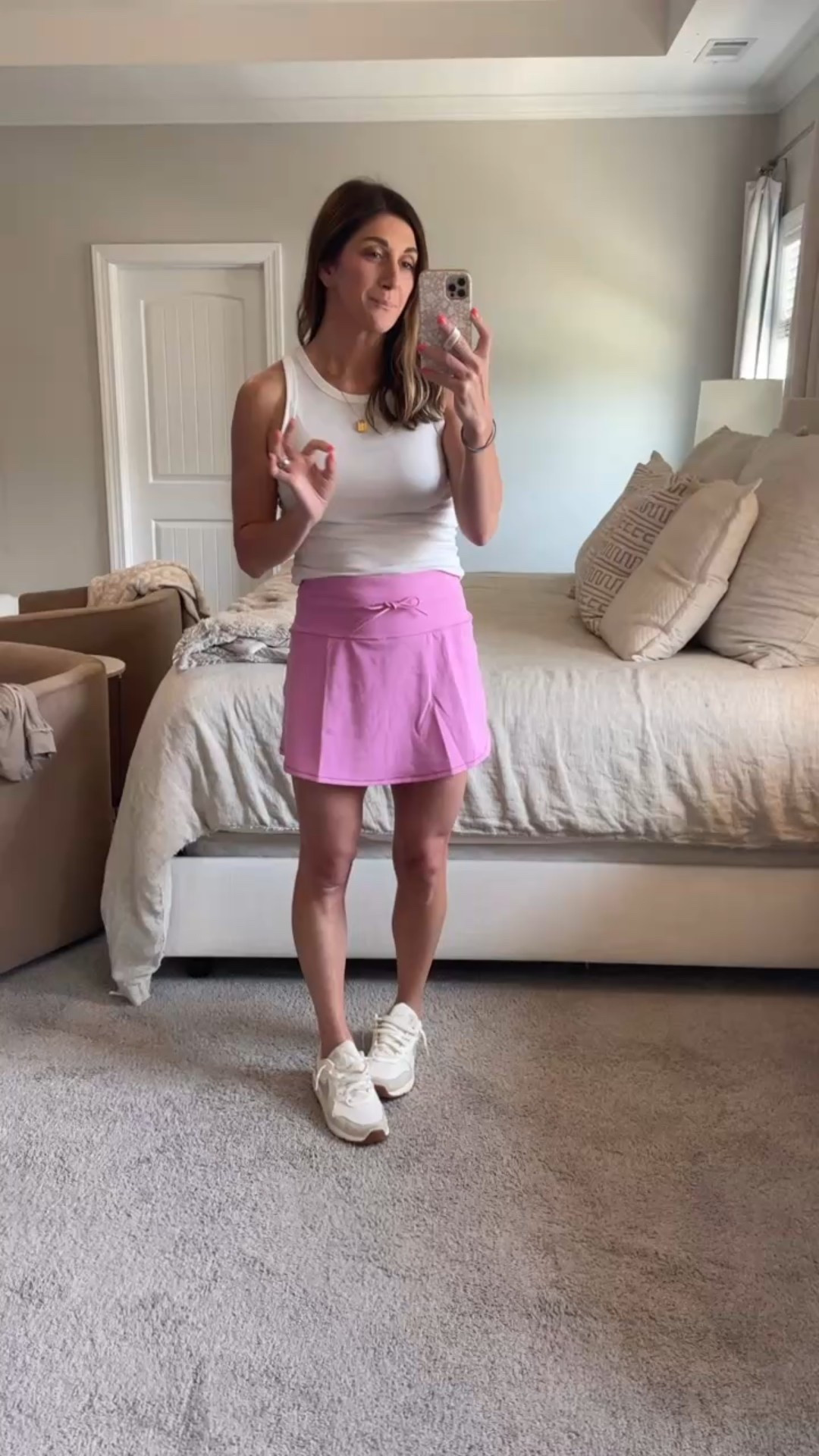 Tank: A new day from Target. Size medium tts

skort: tts-small. Vuori Daily skirt / skort with pockets for phone and tennis or pickle ball!

Shoes: Nike size 8.5

Click below to shop 

Active | athleisure | athlete | fitness | fit | daily | mom | outfit | tank | shoes | sneakers | tennis shoes | necklace | tiny tags | monogram | engraved | jewelry 


#LTKFindsUnder100 #LTKActive #LTKStyleTip