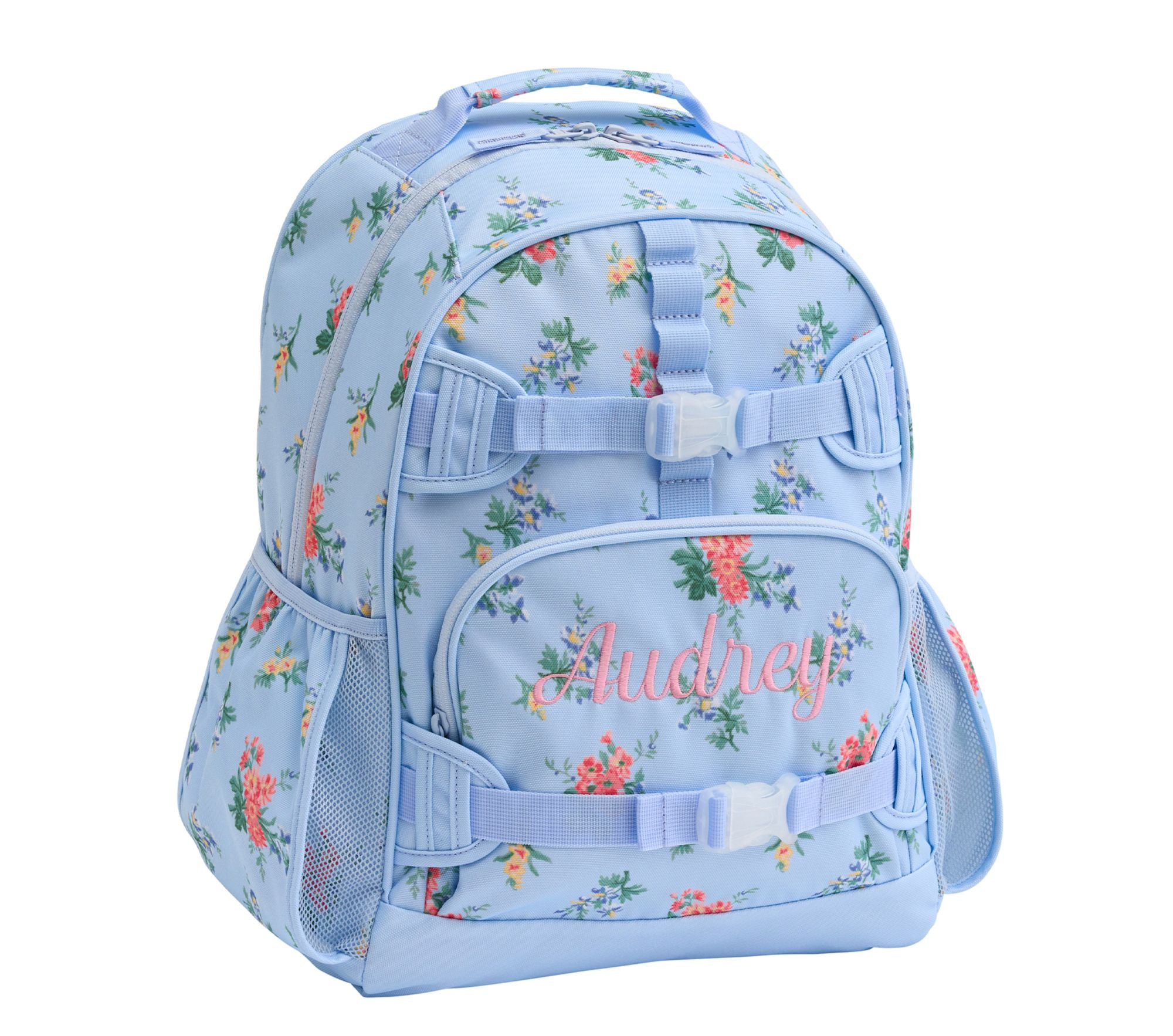 Hill House Home Blue Floral Mackenzie Backpack | Pottery Barn Kids