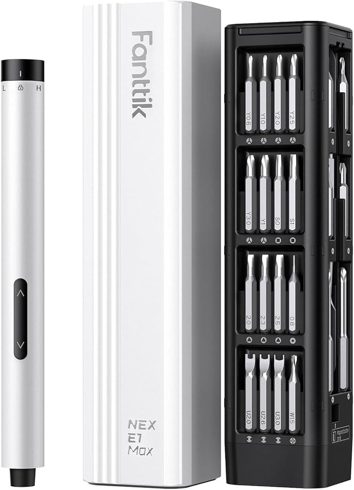 Fanttik E1 Max Electric Screwdriver, Mini Precision Screwdriver Set, 50 Magnetic Bits, Magnetic S... | Amazon (US)