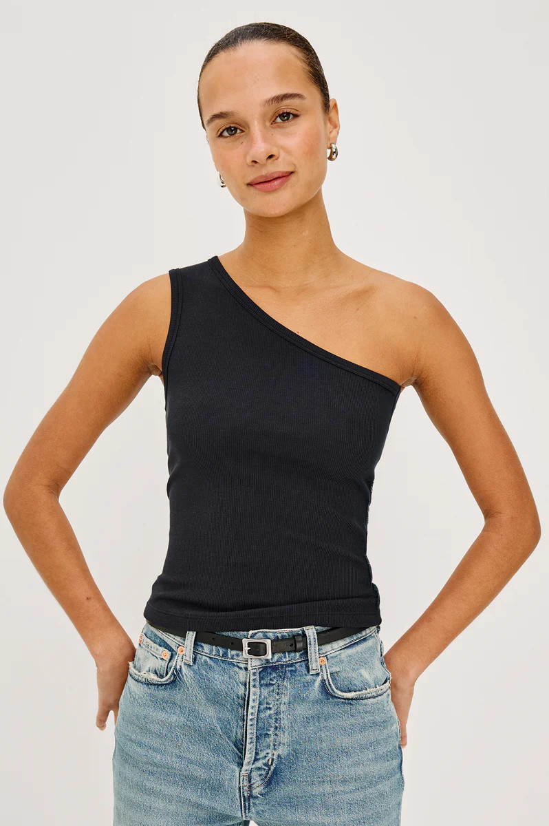 ESTI TOP - BLACK RIB | Rails