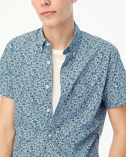 Short-sleeve printed flex casual shirt | J.Crew Factory