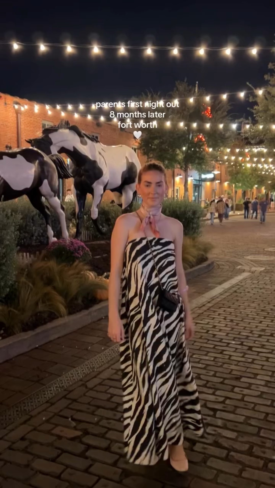 first official pno !!!!!!!!!!!!!! @kennedyfotjames & hubs surprised me :) 

#pno #parentsnightout #youngmom #sahm #outfit #datenight #stockyards #fortworth #mom