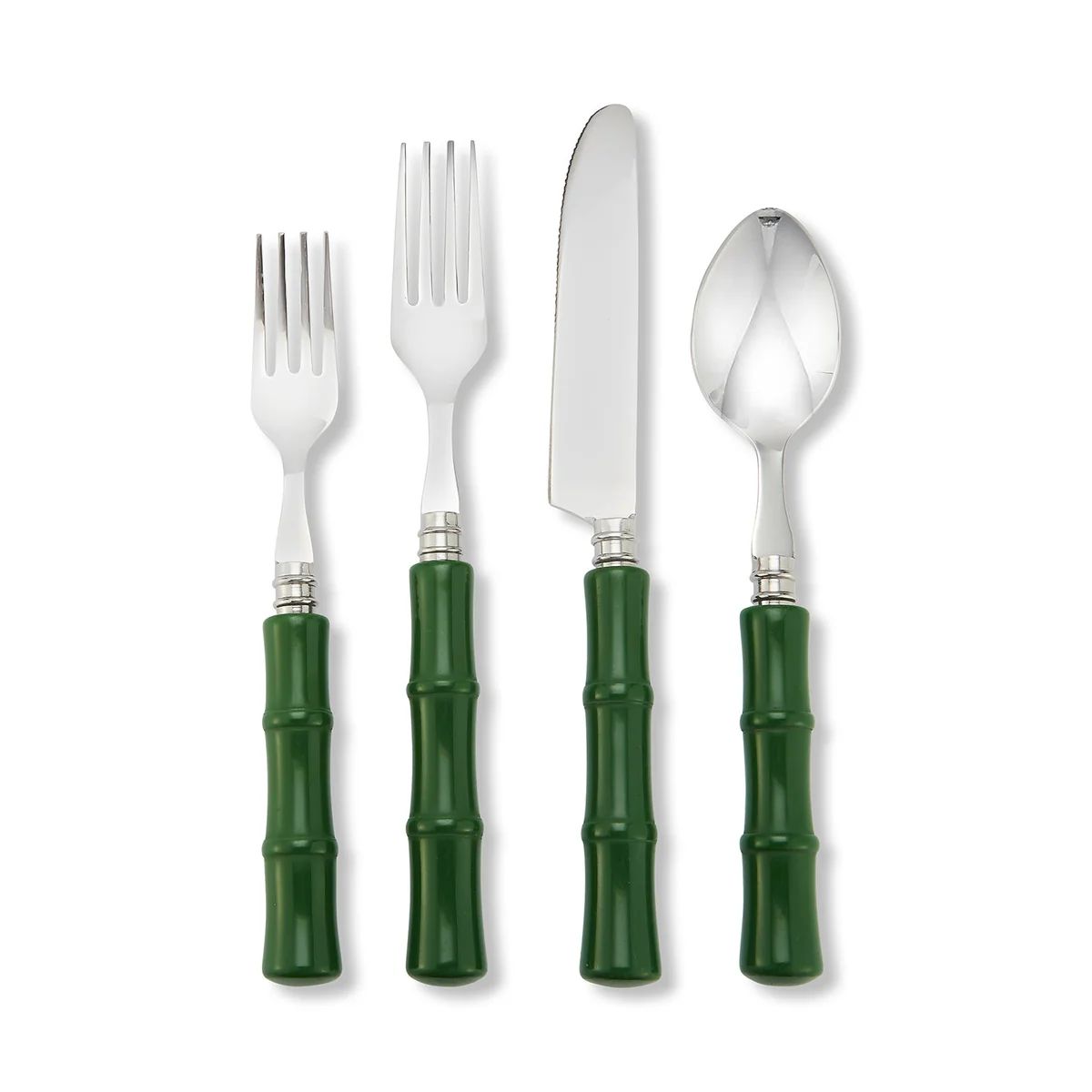 Green "Bamboo" Flatware | Over The Moon