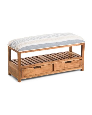 34in Storage Bench | TJ Maxx