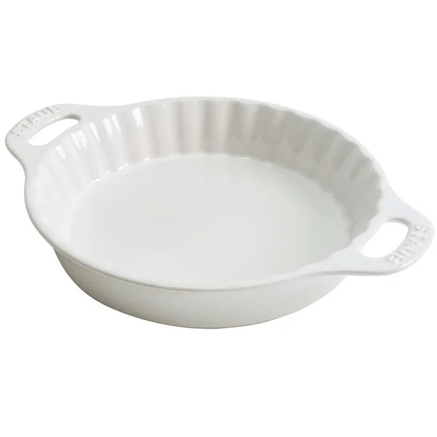 Staub Ceramic 9" Pie Dish - White - Walmart.com | Walmart (US)