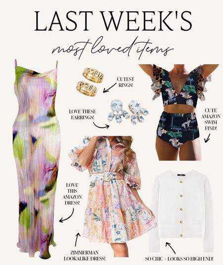 Last week’s best sellers!

#bestsellers

Amazon finds. Amazon fashion. Amazon resort wear. Amazon floral mini dress. Zimmerman inspired spring dress. Amazon swim. Gold personalized ring. Mother’s Day gift idea. Chic white gold button cardigan  

#LTKfindsunder100 #LTKstyletip #LTKSeasonal