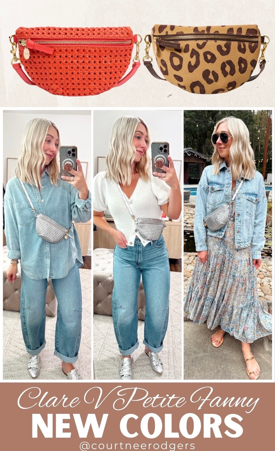 New colors in the Clare V petite fanny! Obsessed with the new poppy color! ❤️

Clare V, Crossbody bags, spring fashion 

#LTKSpringSale #LTKootd #LTKgrwm