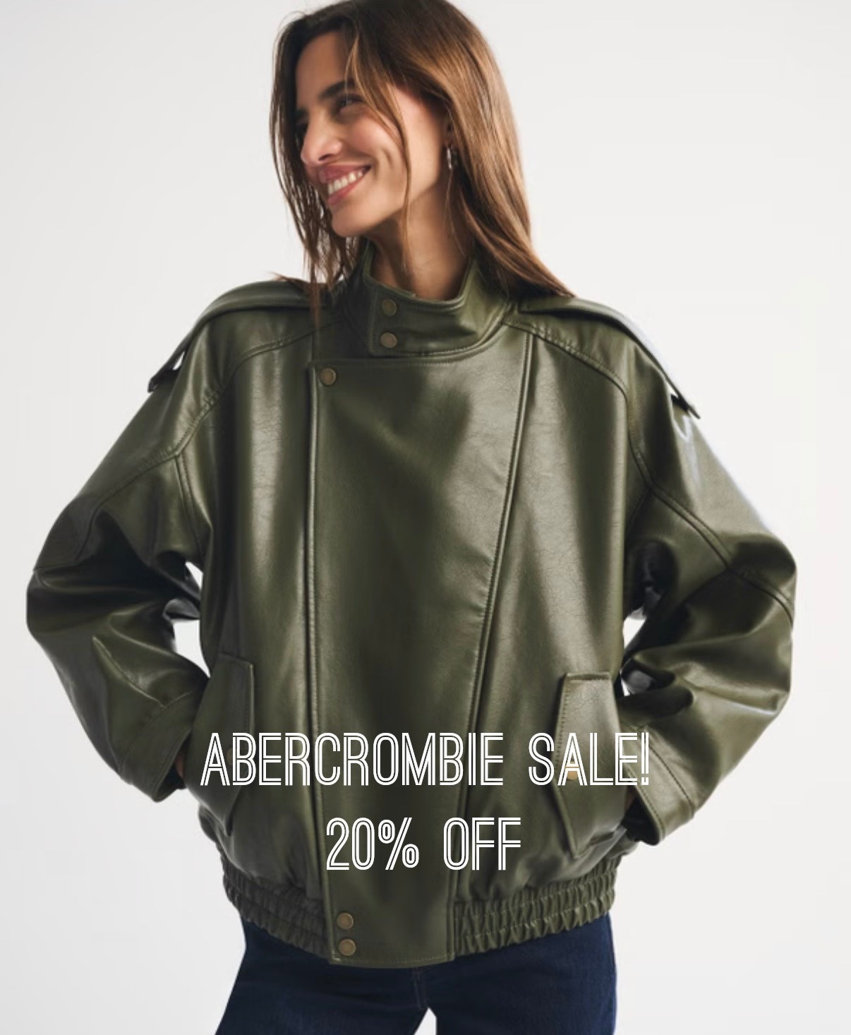 @abercrombie love this jacket! 💚 20% OFF Sale! 

#LTKootd #LTKgrwm #LTKSaleAlert