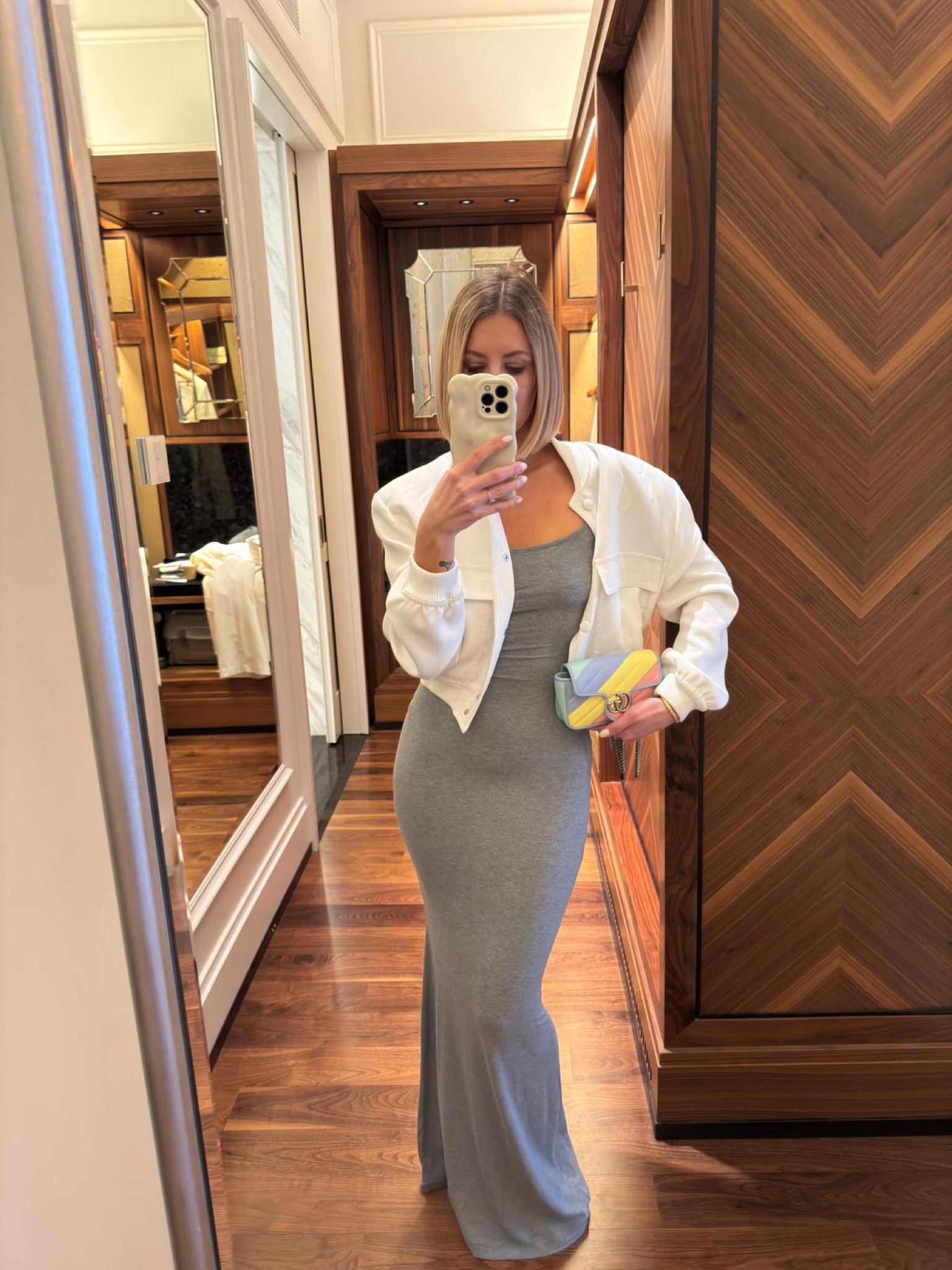 SPRING LOOK
Skims dress, white coat, mango 

#LTKitbag #LTKtravel #LTKSeasonal