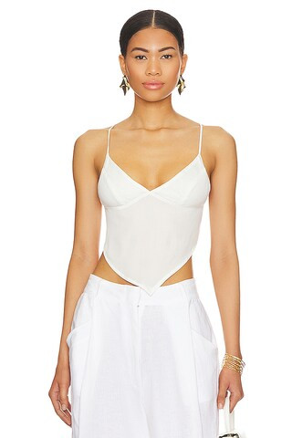 X Revolve Riza Top in White | Revolve Clothing (Global)