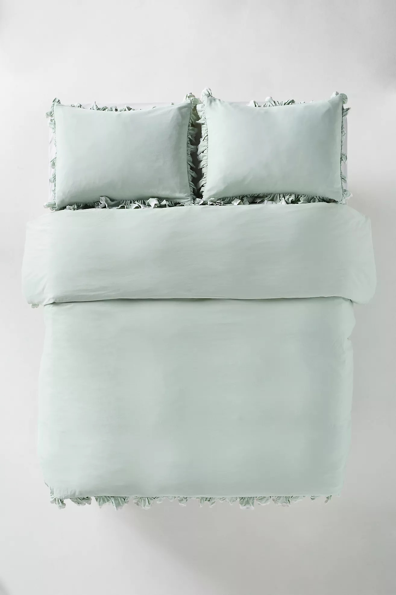 Maeve Liet Cotton Sateen Embroidered Duvet | Anthropologie (US)