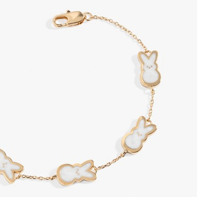 Alex and Ani PEEPS® Pearlized Bunny Charm Bracelet | Target