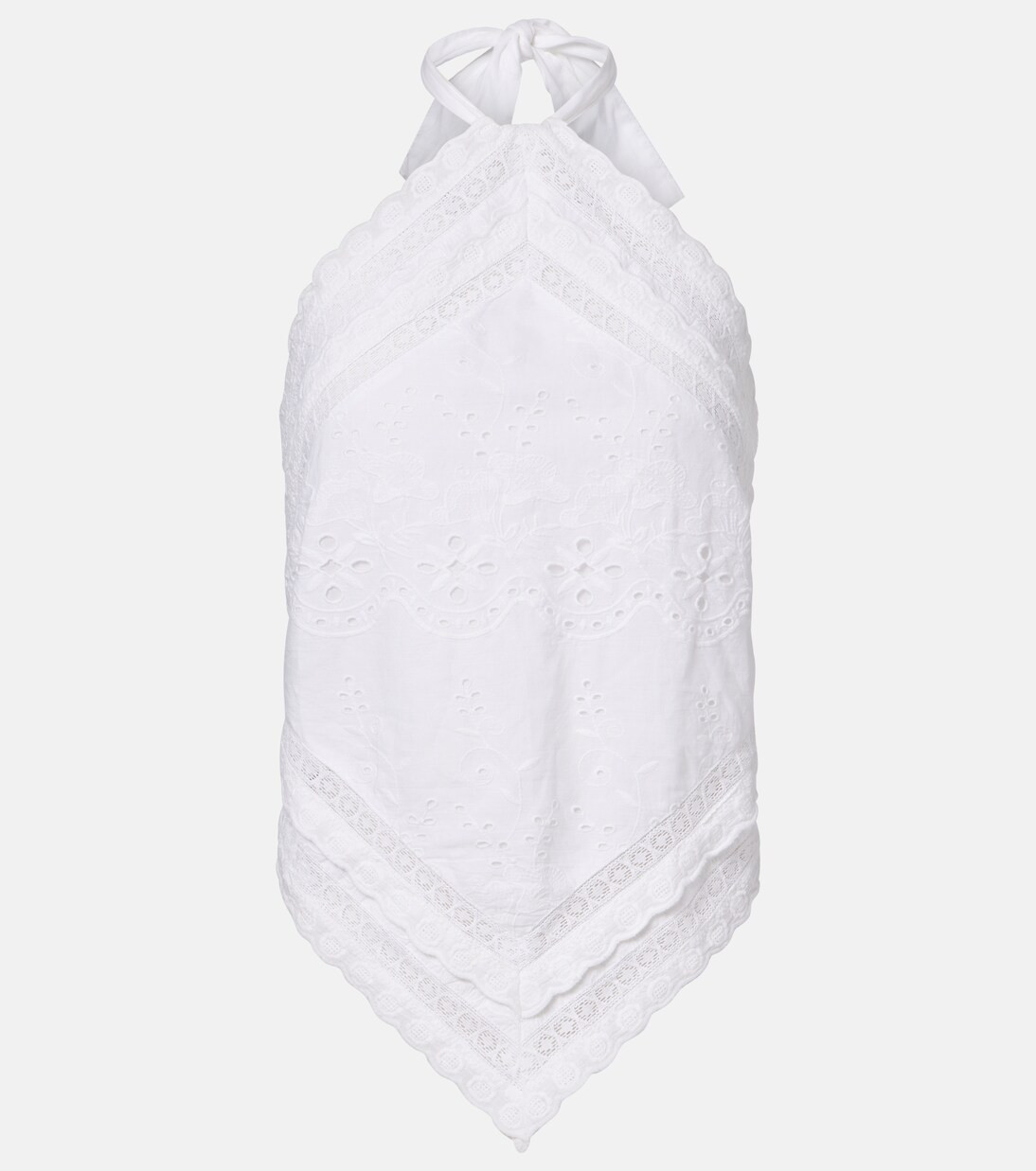 Felicity embroidered cotton top | Mytheresa (UK)