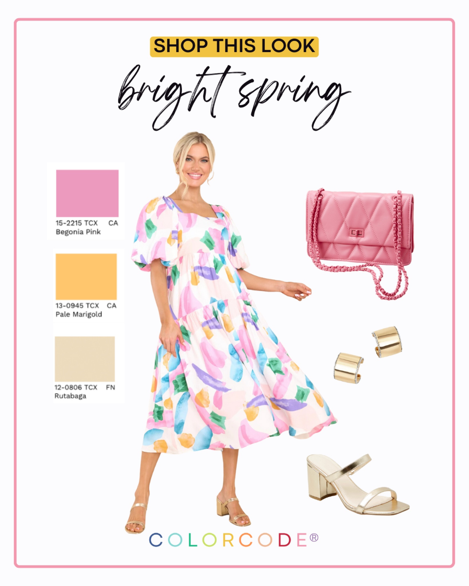 Bright Spring - this look is for you! 🛍️ Shop this look - more inside the COLORCODE® App!

With your neutral-warm skin, hair, and eyes, the softness in your palette is like no other season.

🌷 Begonia Pink
🏵️ Pale Marigold
🙊 Rutabaga

Makes the perfect Bright Spring wardrobe inspiration for your March Color Season!



#LTKstyletip #LTKwedding #LTKFind
