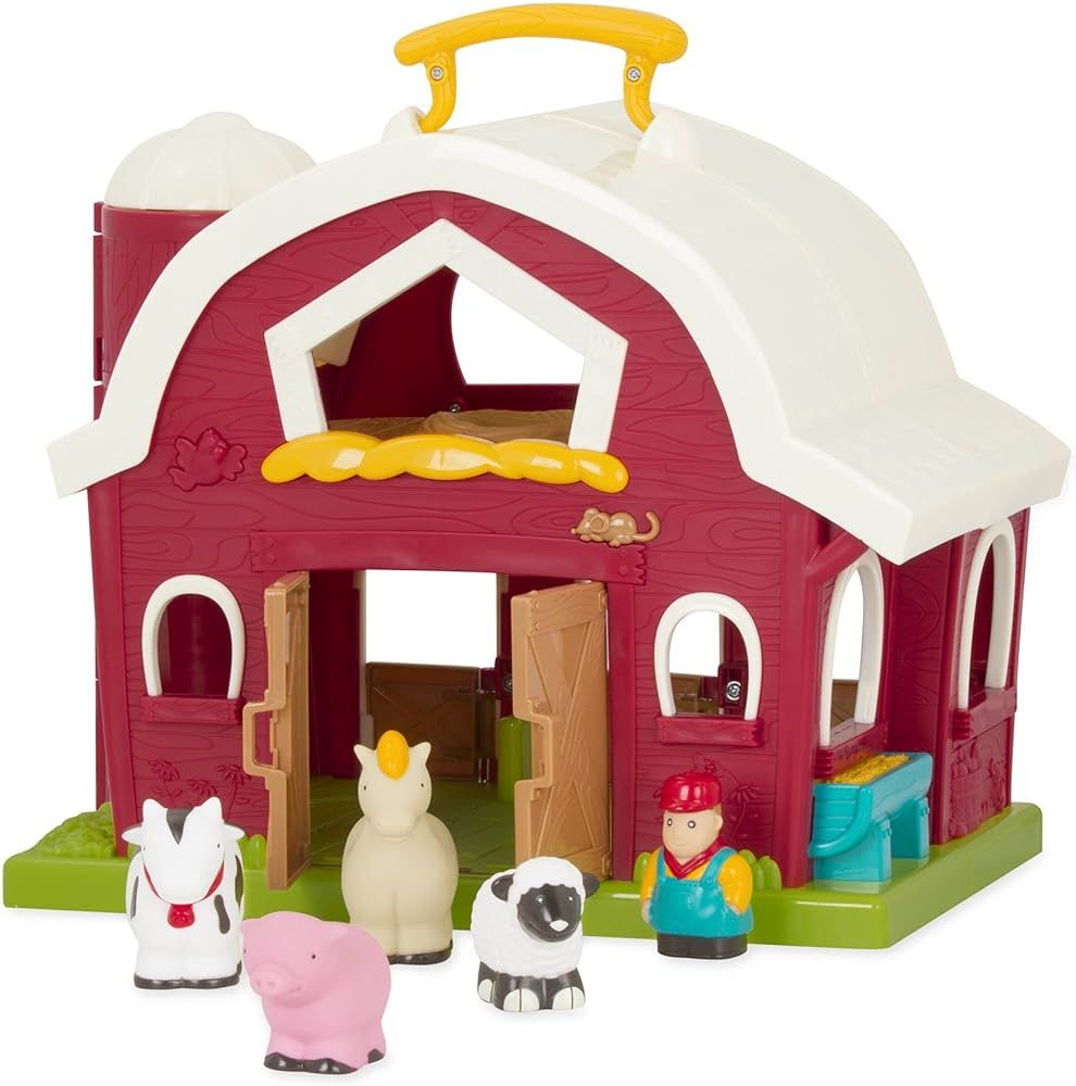 Battat – Classic Barn Playset – Farm Toys For Toddlers – Farm Animals – Farmer's Barn Wit... | Amazon (US)