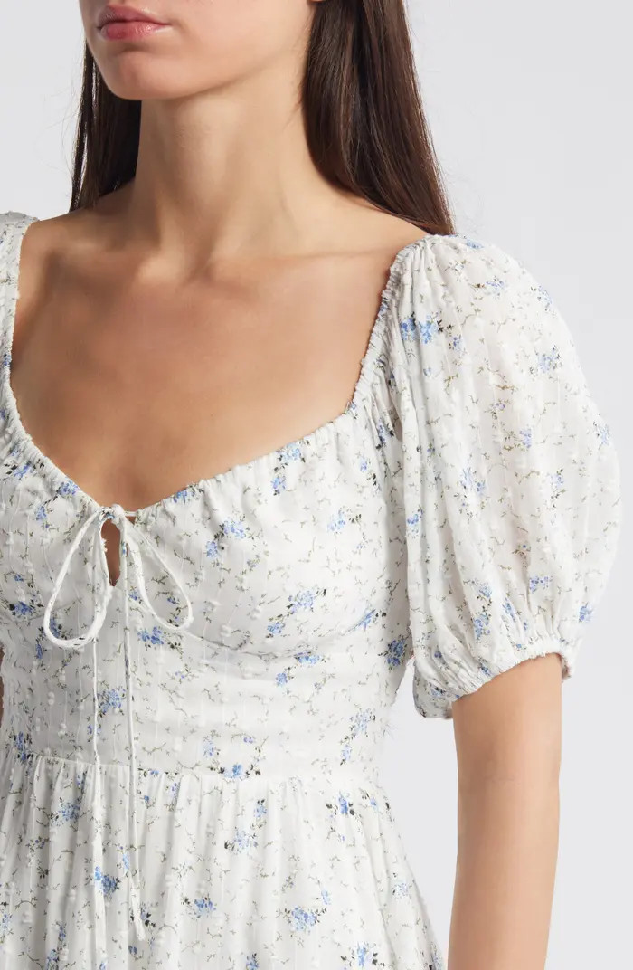 All in Favor Floral Cotton Minidress | Nordstrom | Nordstrom