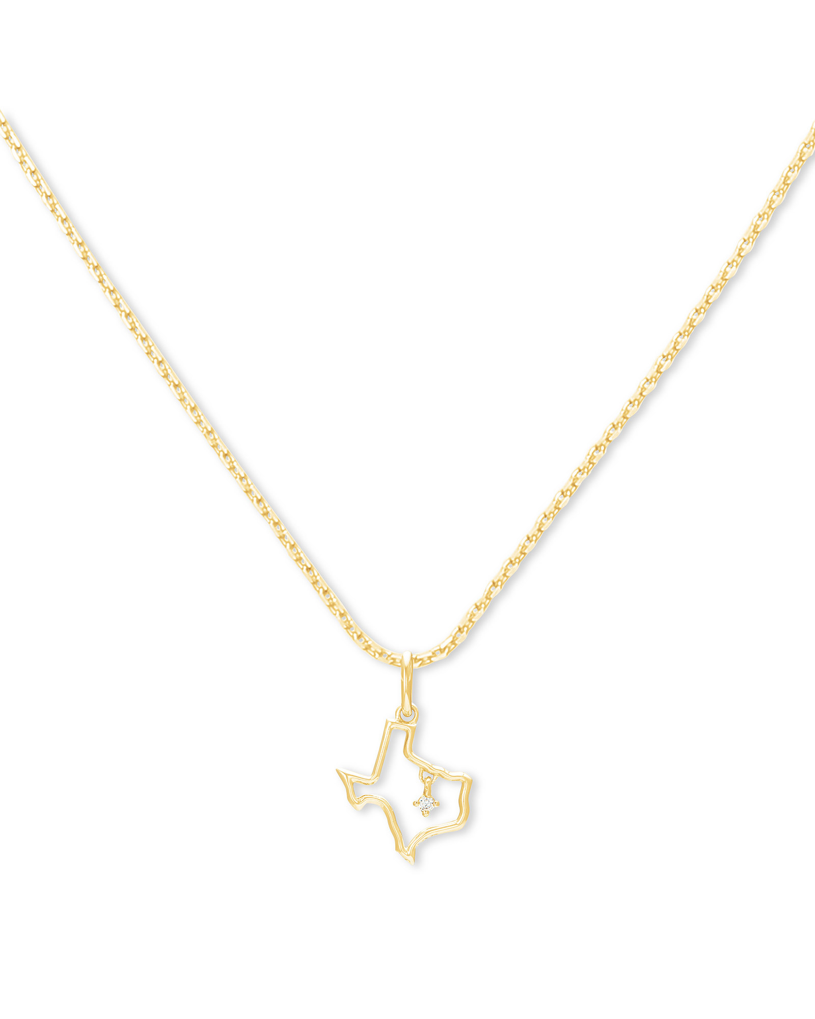 Texas Charm Necklace in 18k Yellow Gold Vermeil | Kendra Scott