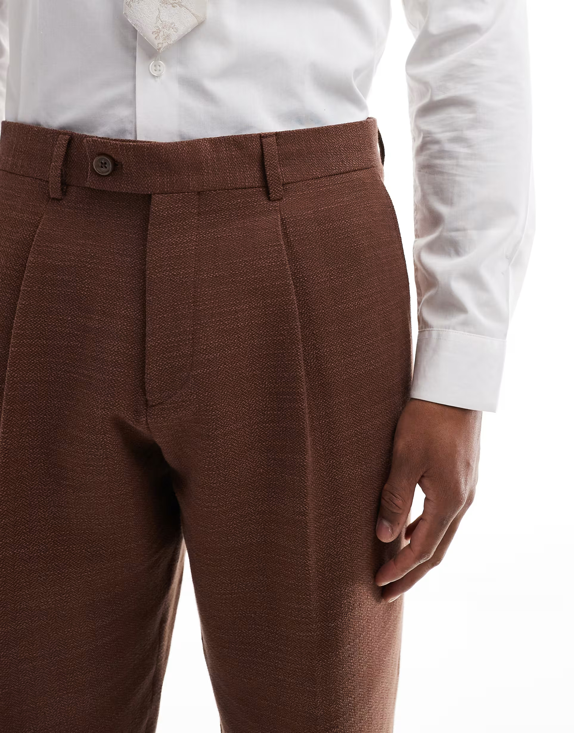 Viggo lisandro suit pants in dark brown - part of a set | ASOS (Global)