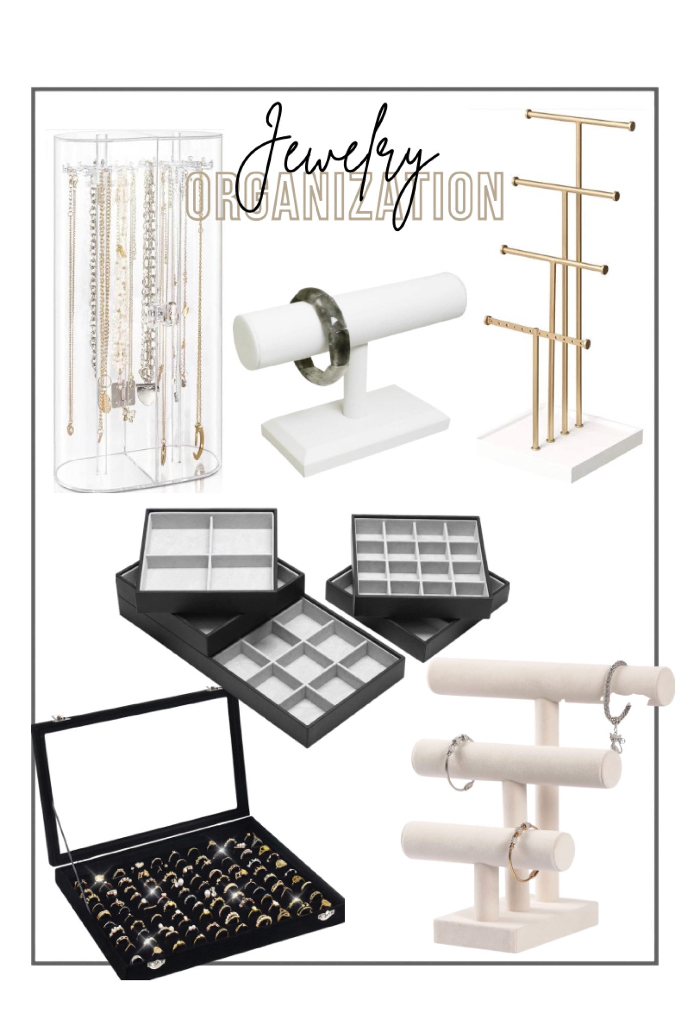 Jewelry organizers 

#LTKunder50 #LTKbeauty #LTKhome